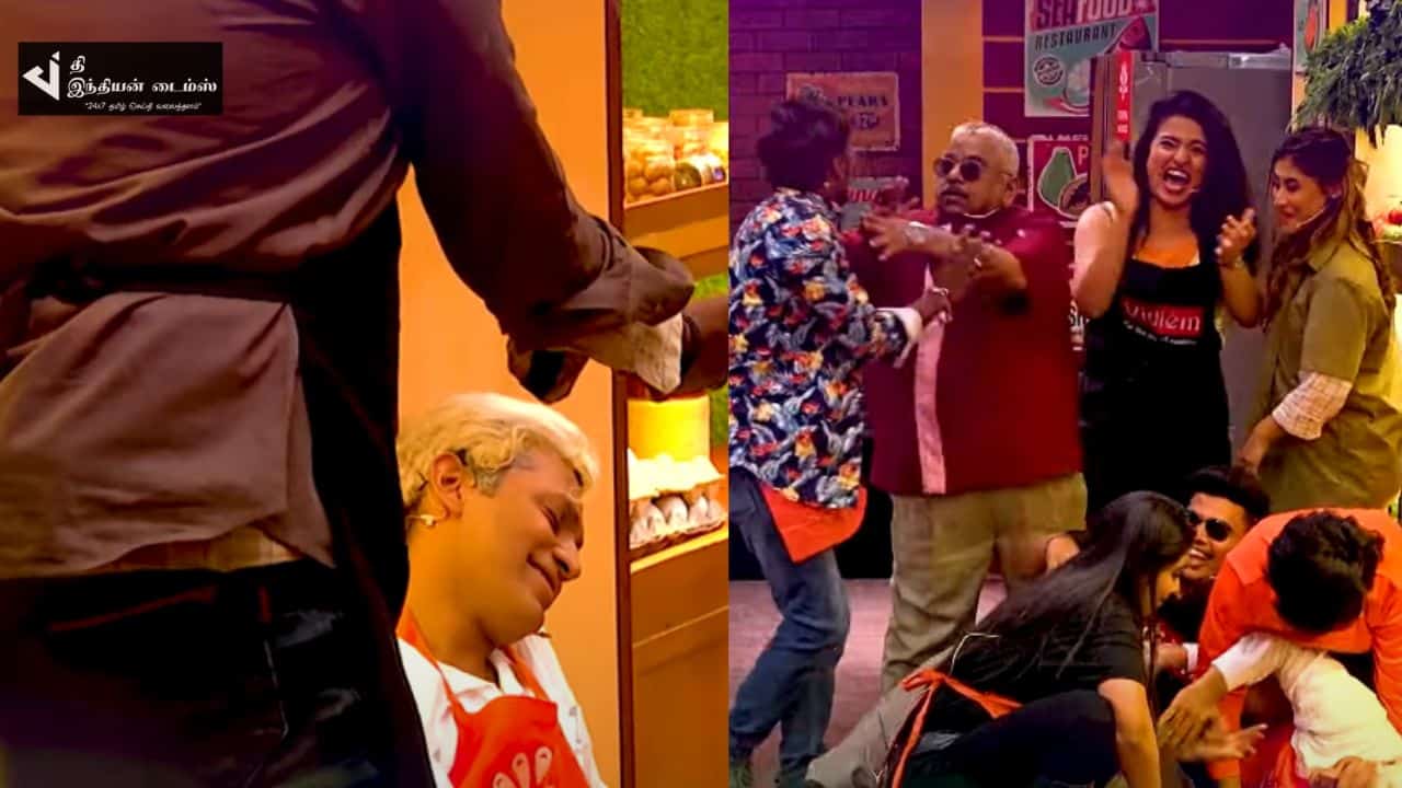 மயங்கி விழுந்த இந்தியன் தாத்தா.. கலகலப்பான Cook with comali promo