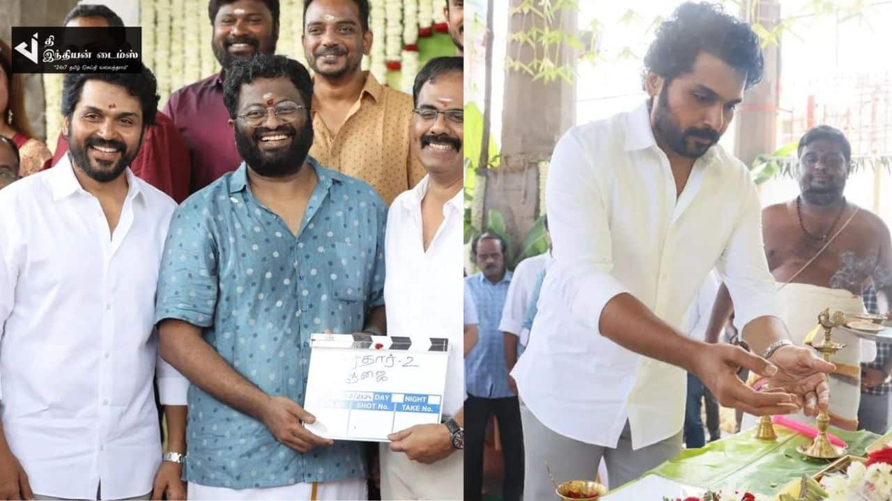 பூஜையுடன் தொடங்கிய சர்தார் 2 படப்பிடிப்பு