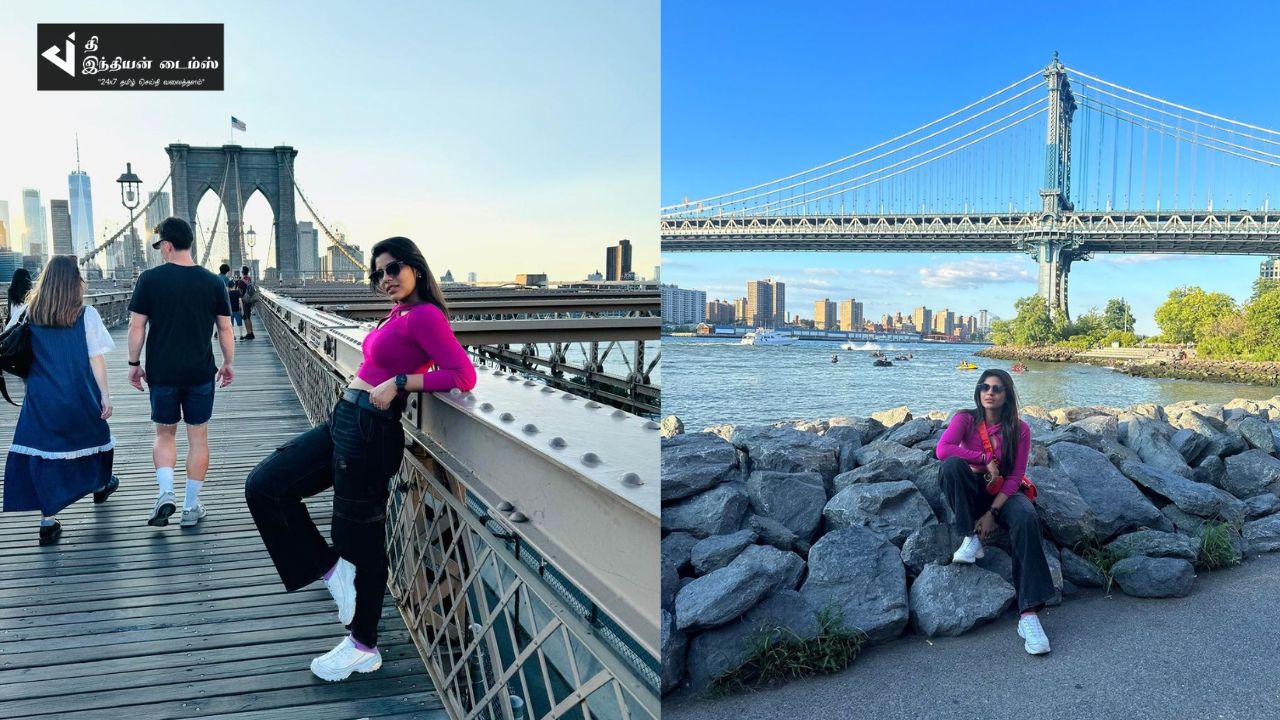 தோழிகளுடன் விடுமுறையை கொண்டாடும் நடிகை ஐஸ்வர்யா ராஜேஷ்