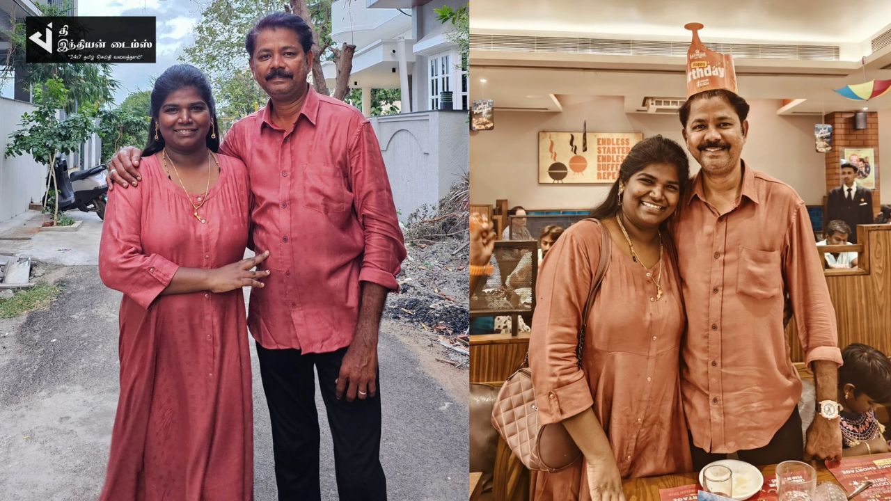 கணவரின் பிறந்தநாளை கொண்டாடிய VIJAYTV அறந்தாங்கி நிஷா