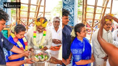 குலதெய்வம் கோவிலில் சுவாமி தரிசனம் செய்த நடிகர் சரத்குமார் ராதிகா 57