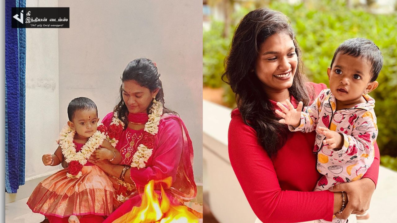 மகளின் பிறந்தநாளுக்கு வீட்டில் பூஜை நடத்திய சீரியல் நடிகை நட்சத்திரா