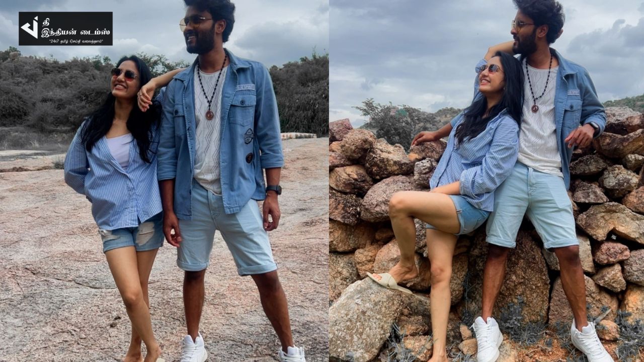 காதலி பாவனி உடன் செம்ம கியூட்டான புகைப்படங்களை எடுத்த அமீர்