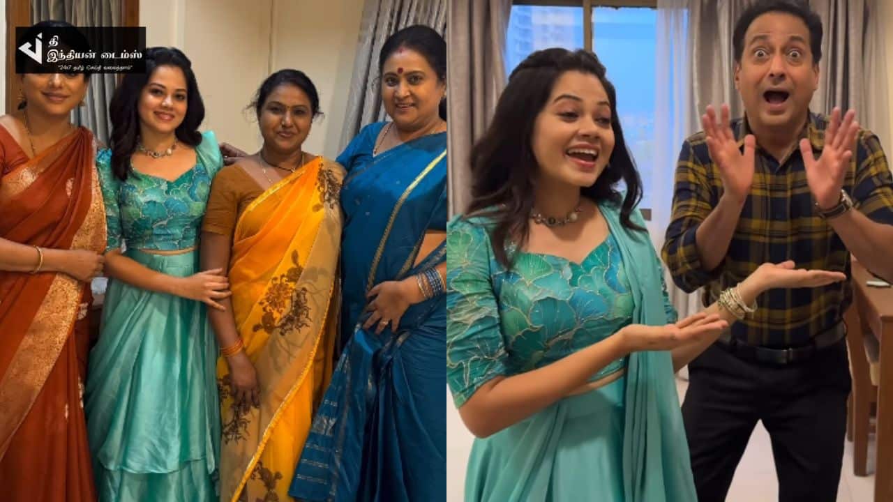 பாக்கியலட்சுமி தொடரில் என்ட்ரி கொடுத்த அனிதா சம்பத்… ஷூட்டிங் ஸ்பாட் புகைப்படங்கள்