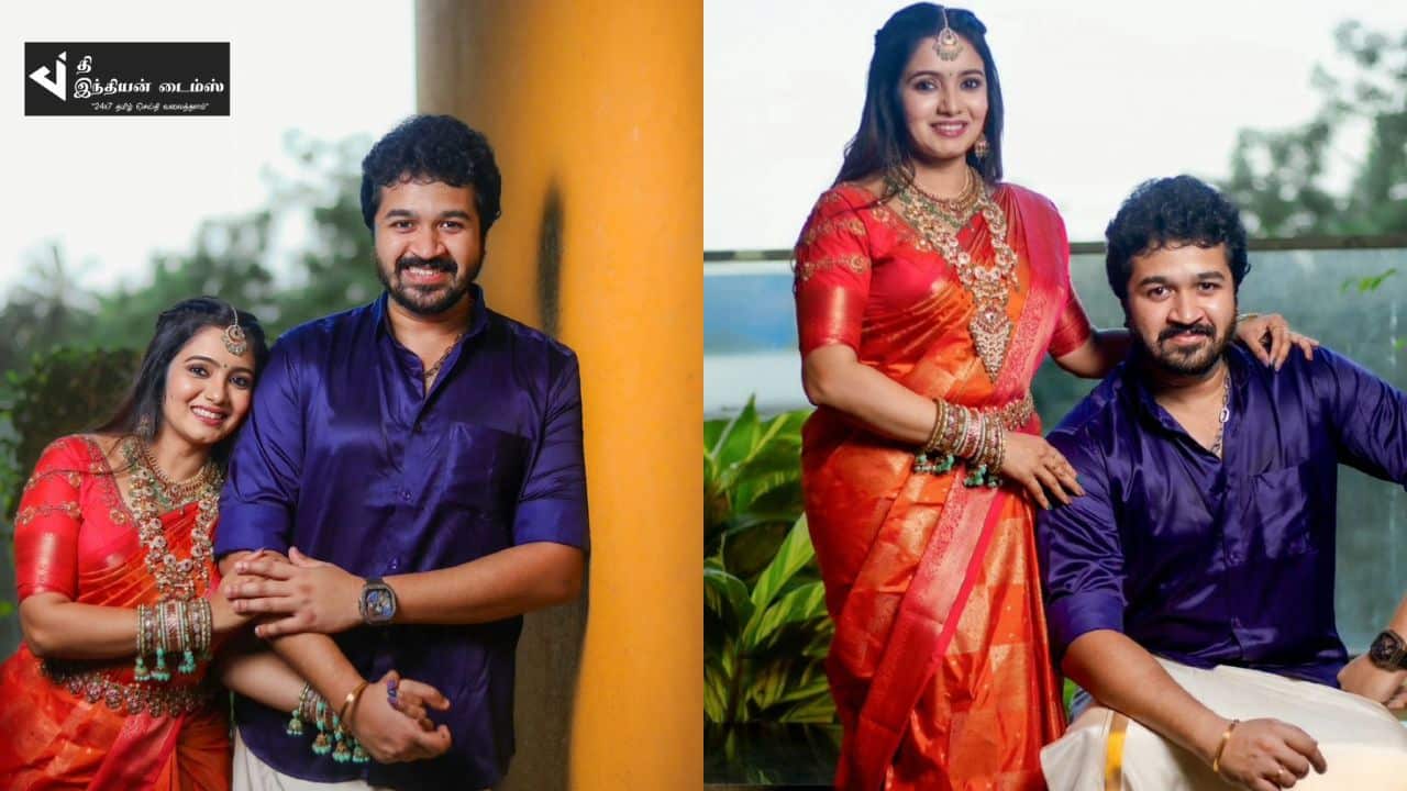 இரண்டாவது கணவர் உடன் நாதஸ்வரம் சீரியல் மலர் போட்டோஷூட் புகைப்படங்கள்