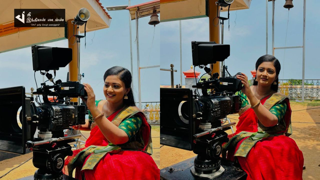 படப்பிடிப்பில் பயங்கர குறும்பு செய்யும் சிறகடிக்க ஆசை மீனா