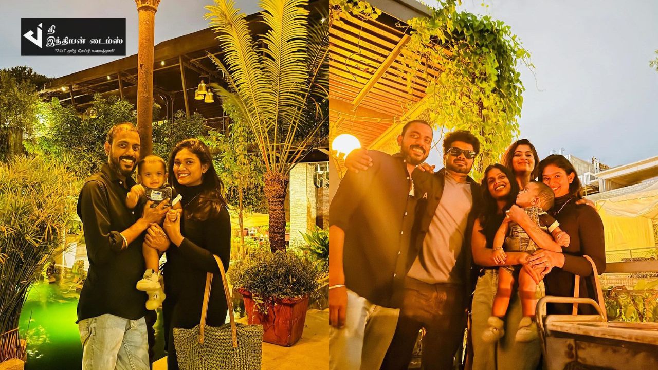 குடும்பத்துடன் WEEK END பார்ட்டியில் சீரியல் நடிகை நட்சத்திரா