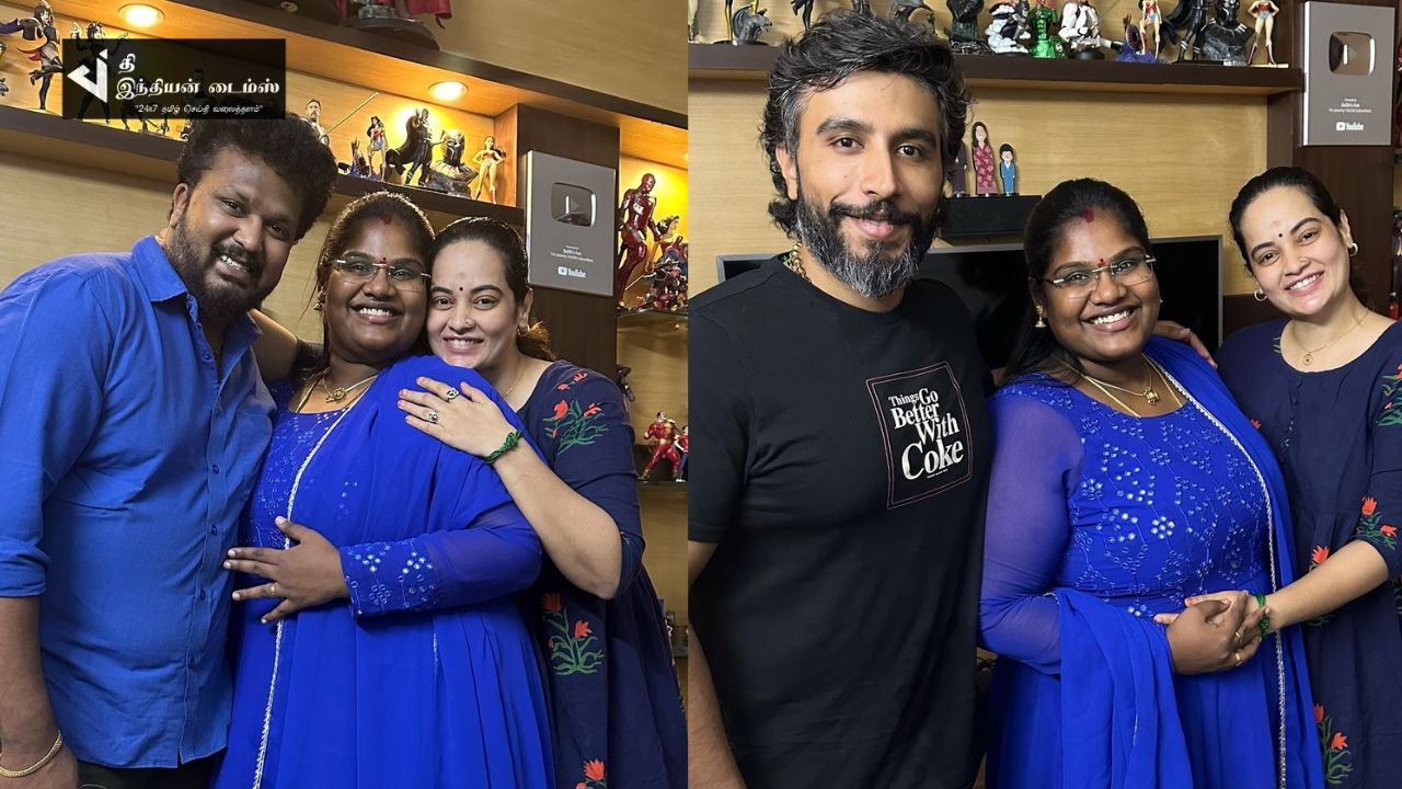 இந்திரஜா ரோபோ சங்கருக்கு விருந்து வைத்த பிக் பாஸ் சுஜா வருணே