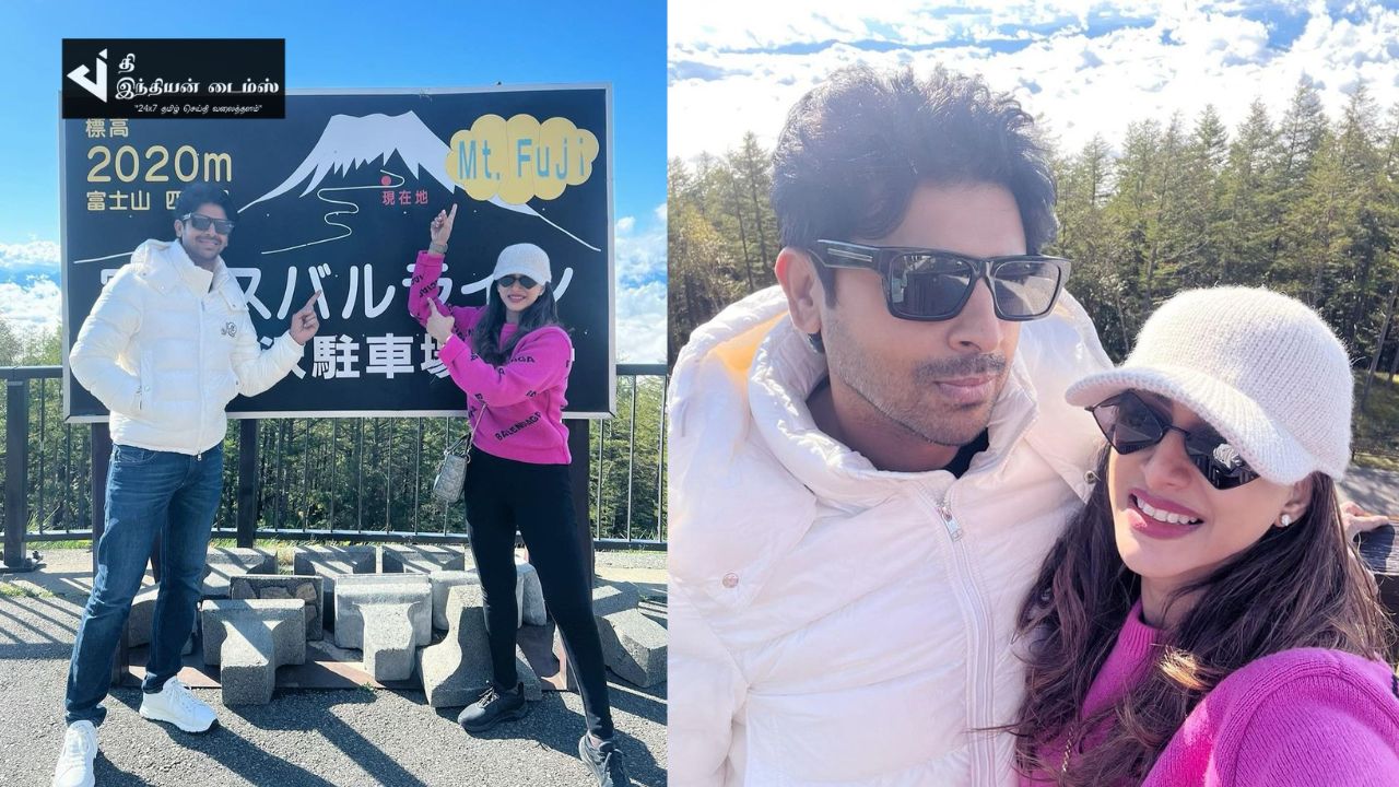 மனைவி உடன் ஜப்பானில் விடுமுறையை கொண்டாடிய நடிகர் ஸ்ரீகாந்த்