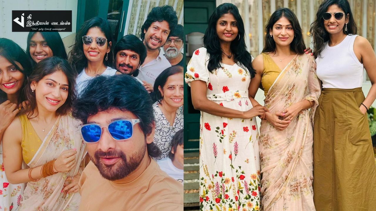 சகோதரிகளுடன் இன்று பிறந்தநாளை கொண்டாடிய சென்னை 28 பட நாயகி விஜயலக்ஷ்மி