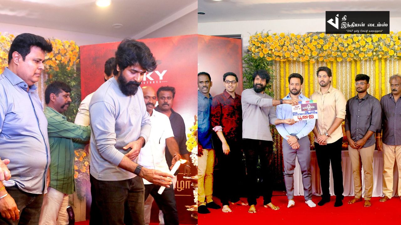 பரத் நடிக்கும் காளிதாஸ் 2 படத்தின் பூஜையில் கலந்துகொண்ட சிவகார்த்திகேயன்