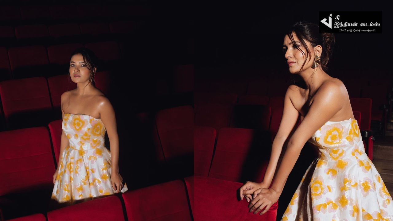 கிளாமர் புகைப்படங்களை வெளியிட்ட நடிகை வாணிபோஜன்