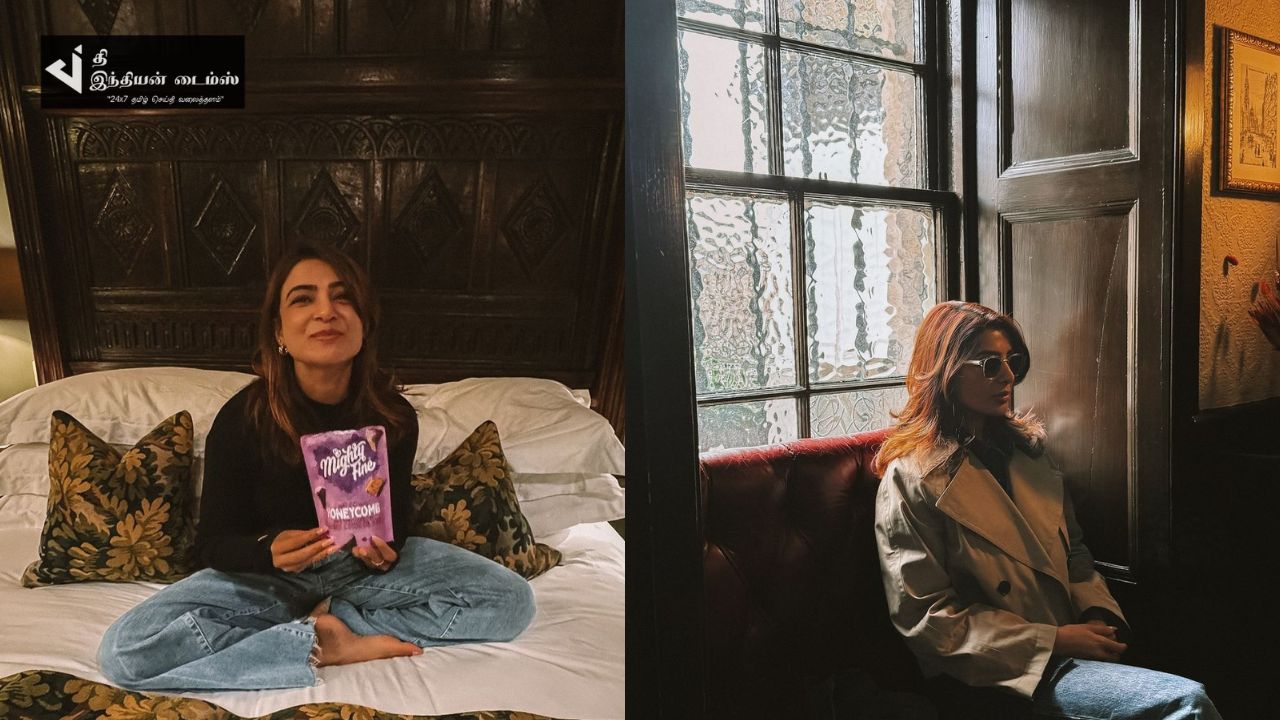 வெளிநாட்டில் விடுமுறையை கொண்டாடும் நடிகை சமந்தா