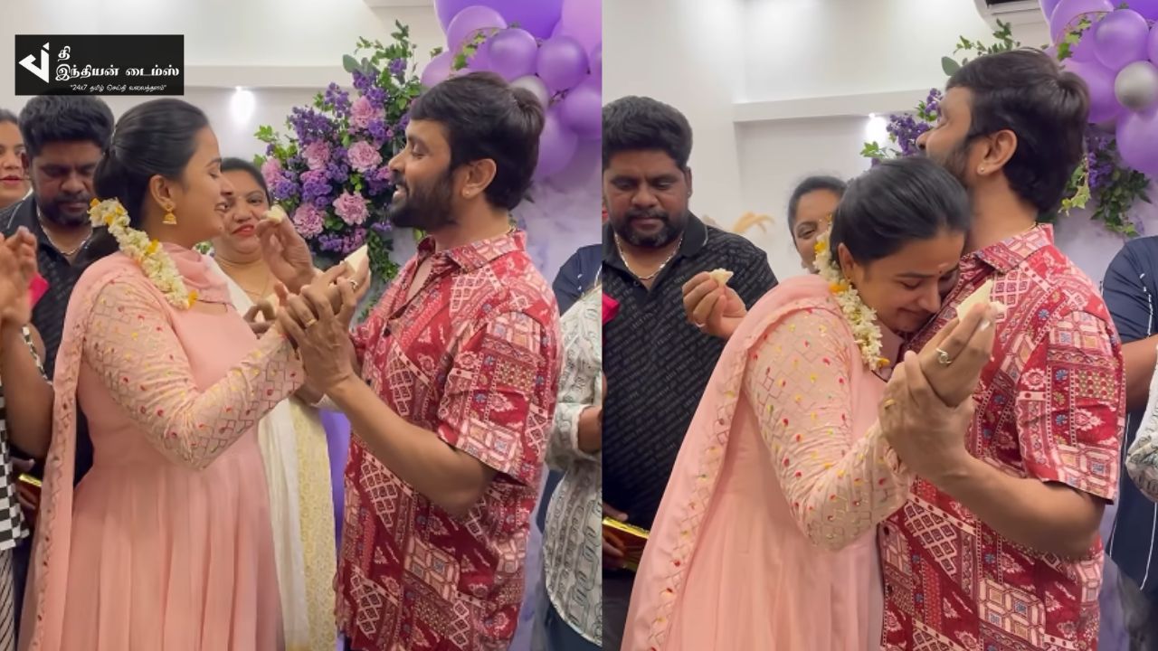 காதல் மனைவி கன்னிகாவுக்கு பிறந்தநாள் சர்ப்ரைஸ் கொடுத்து கண்கலங்க வைத்த சினேகன்