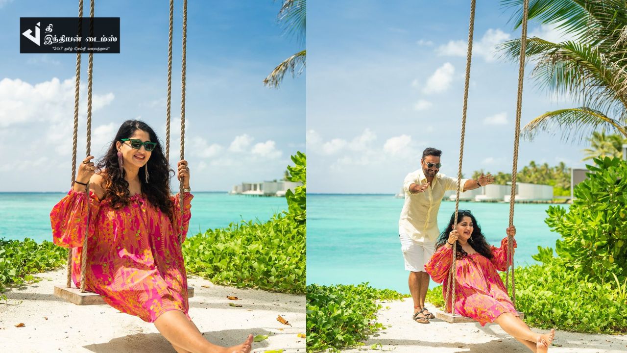 VIJAY TV தொகுப்பாளினி திவ்யாவை நியாபகம் இருக்கா.. கணவருடன் மாலத்தீவில் விடுமுறை கொண்டாடிய VJ திவ்யா