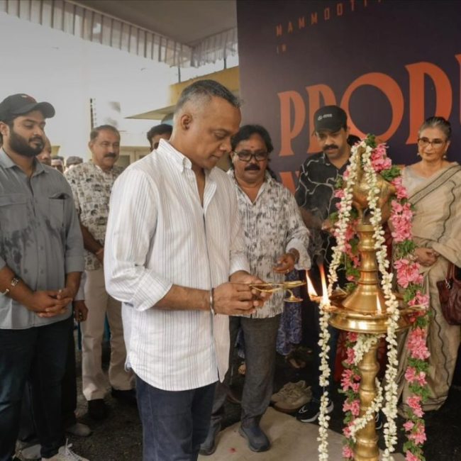 கவுதம் மேனன் இயக்கத்தில் நடிகர் மம்மூட்டி நடிக்கும் படத்தின் படப்பிடிப்பு பூஜையுடன் துவக்கம் 2