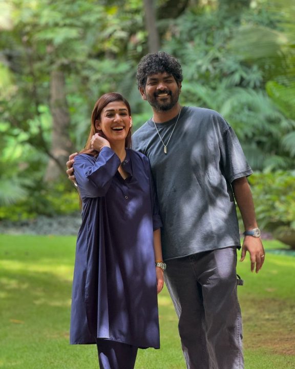 கணவர் VIKKI உடன் பார்க்கில் மாலைப்பொழுதை கழிக்கும் நடிகை Nayanthara 5