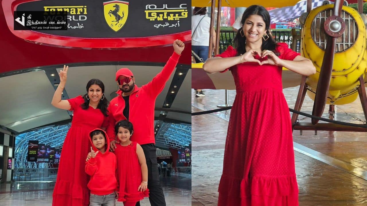 கணவருடன் துபாயில் ஊர் சுற்றும் சீரியல் நடிகை ஆல்யா மானசா புகைப்படங்கள்