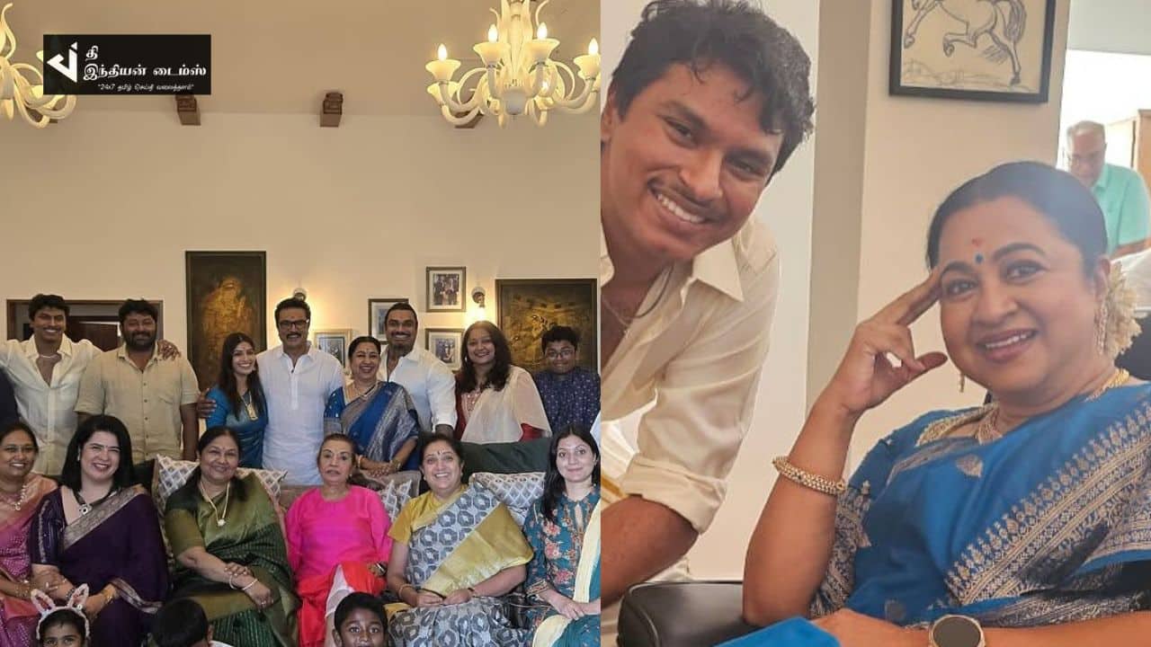 நடிகை ராதிகா சரத்குமார் வீட்டு விஷேச புகைப்படங்கள்