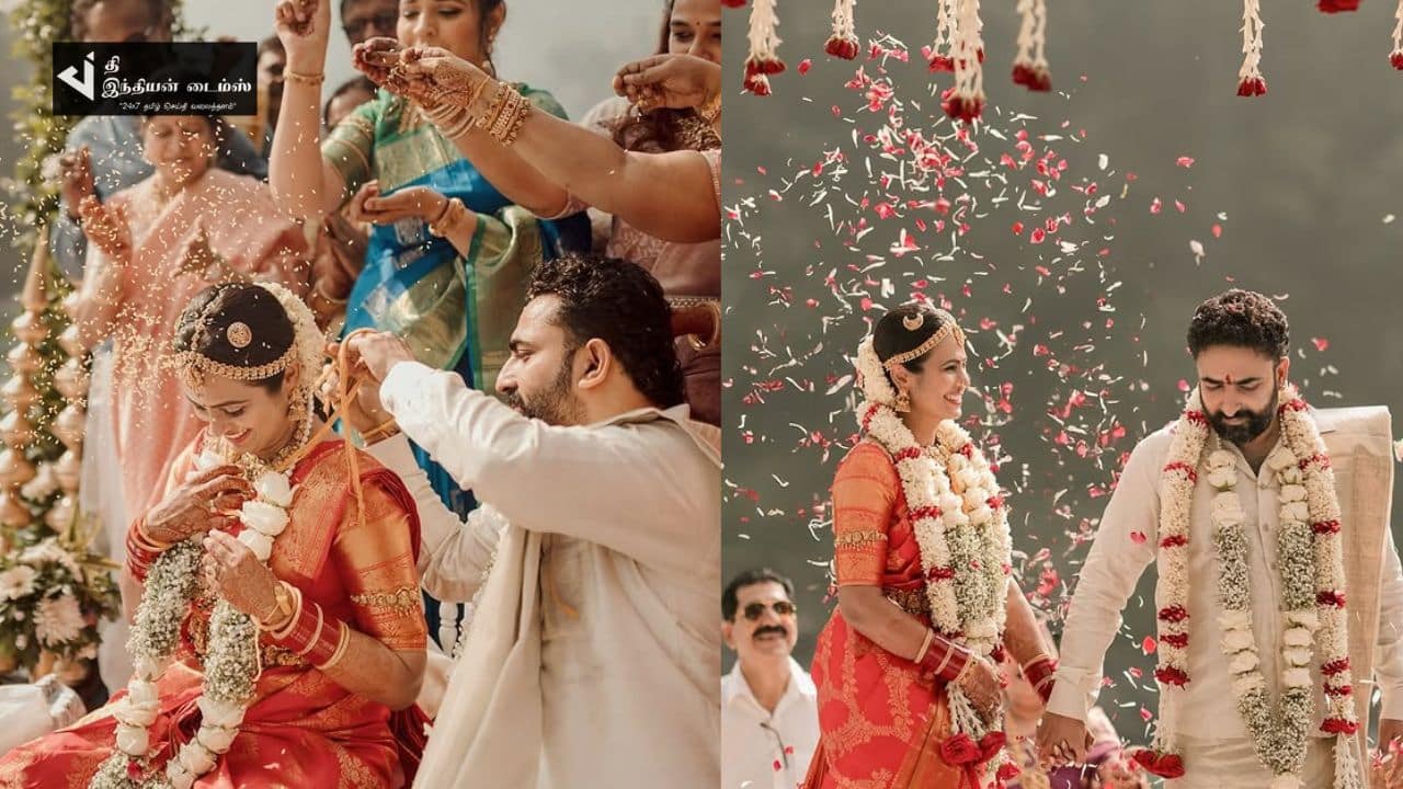 நடிகை ரம்யா பாண்டியன் திருமண புகைப்படங்கள்