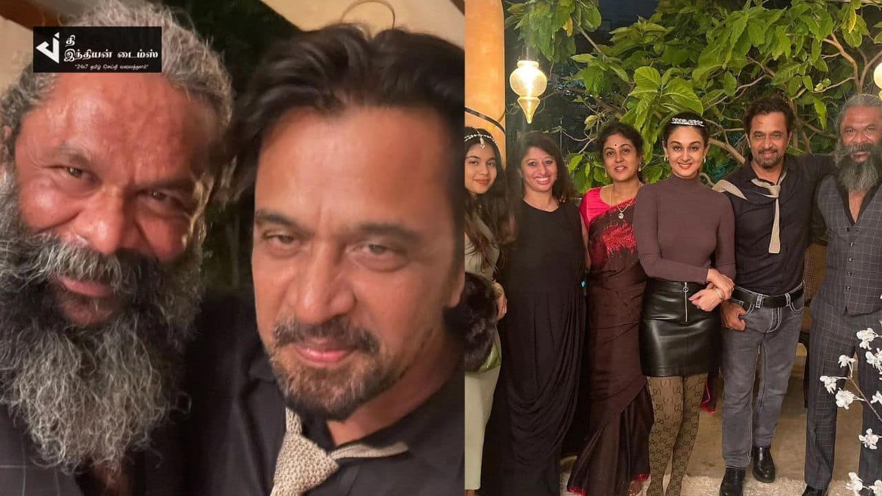 நடிகர் அர்ஜுன் பிறந்தநாள் கொண்டாட்ட புகைப்படங்கள்