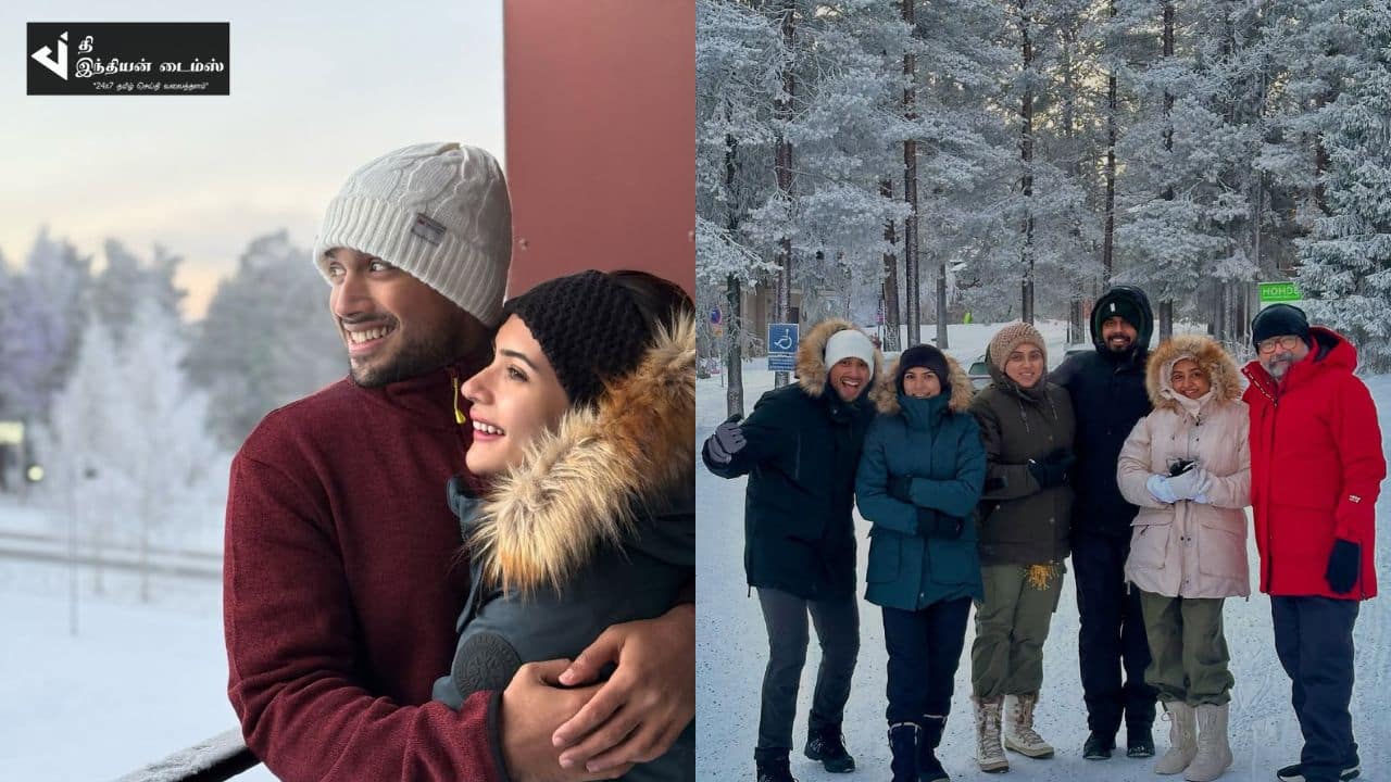 மனைவியுடன் ஹனிமூன் சென்ற நடிகர் காளிதாஸ் ஜெயராம்