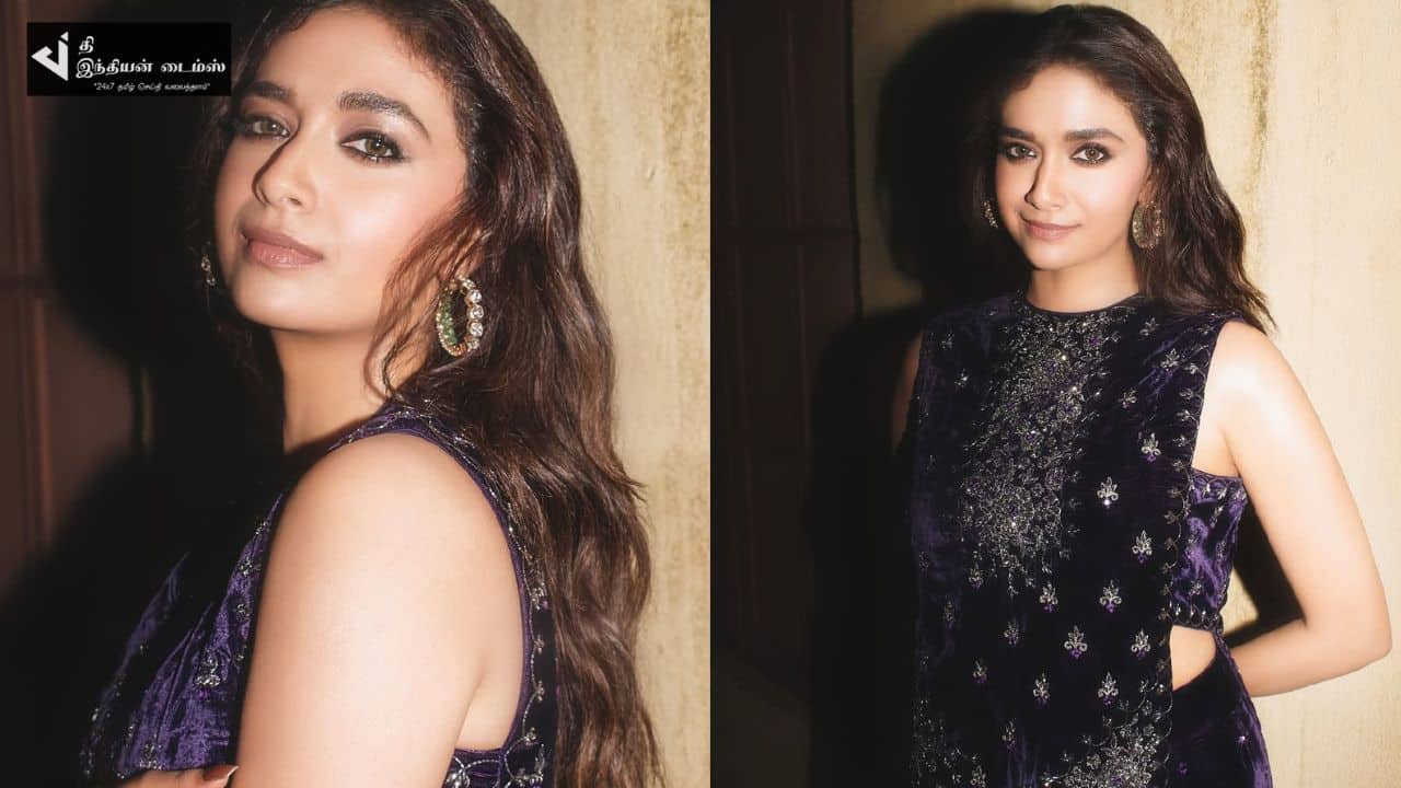 திருமணம் முடிந்த கையோடு பட ப்ரோமோஷனுக்கு வந்த நடிகை கீர்த்தி சுரேஷ்