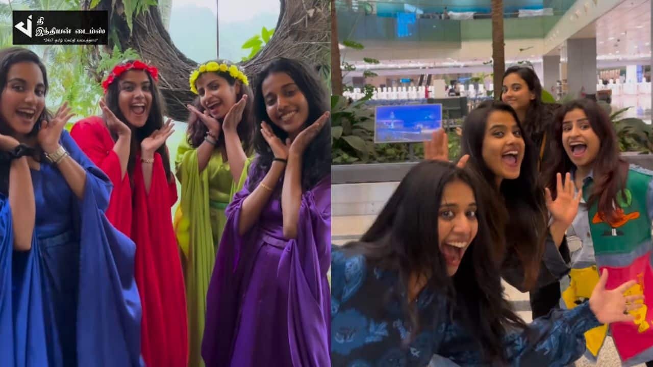 தோழிகளுடன் வெளிநாடுகளில் விடுமுறையை கொண்டாடும் குக் வித் கோமாளி சிவாங்கி