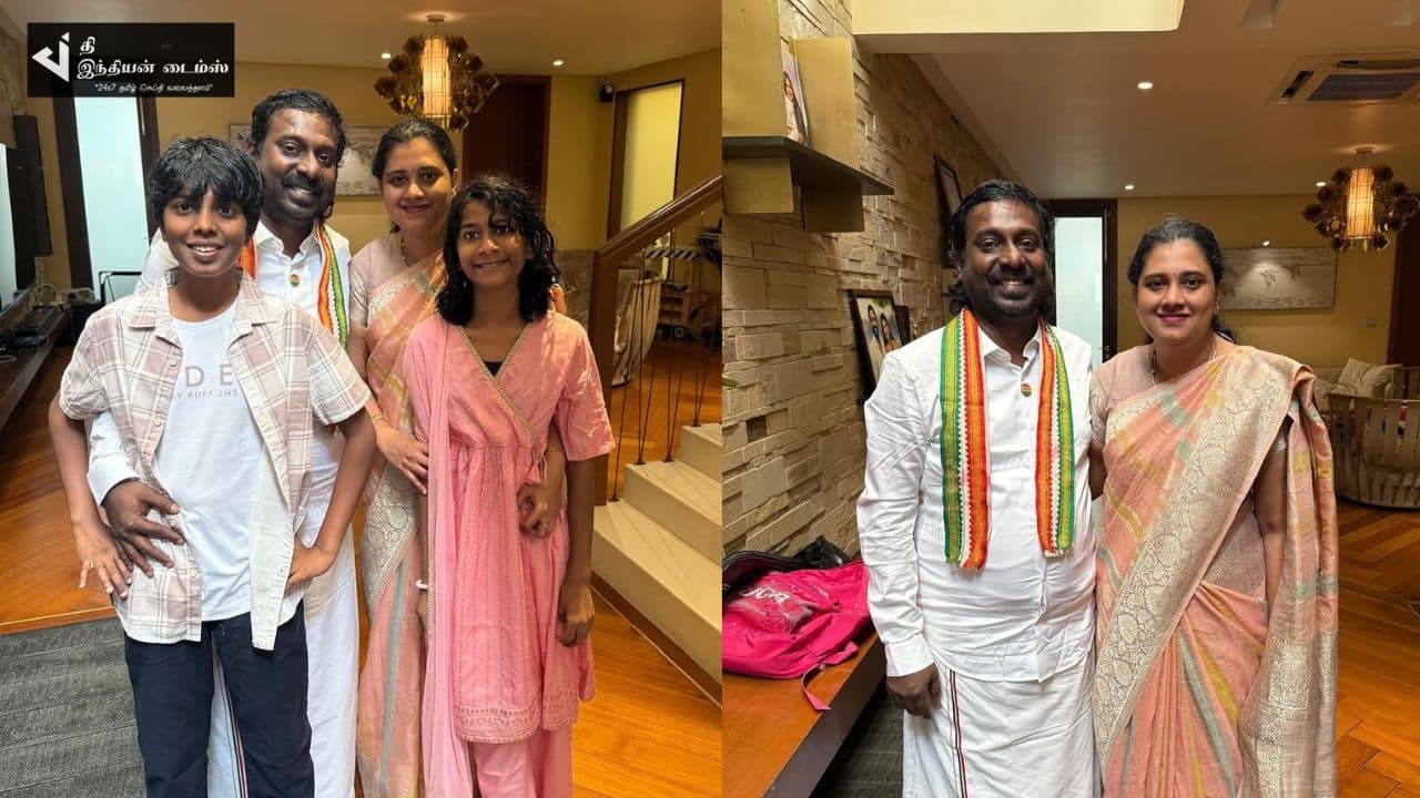 நடிகரும் எம்பியுமான விஜய் வசந்தின் அழகிய குடும்ப புகைப்படங்கள்