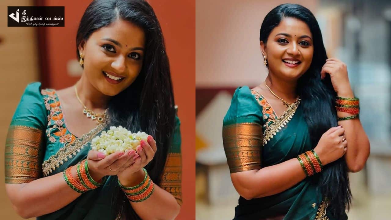 பாவாடை தாவணியில் கலக்கும் சிறகடிக்க ஆசை சீரியல் நாயகி மீனா