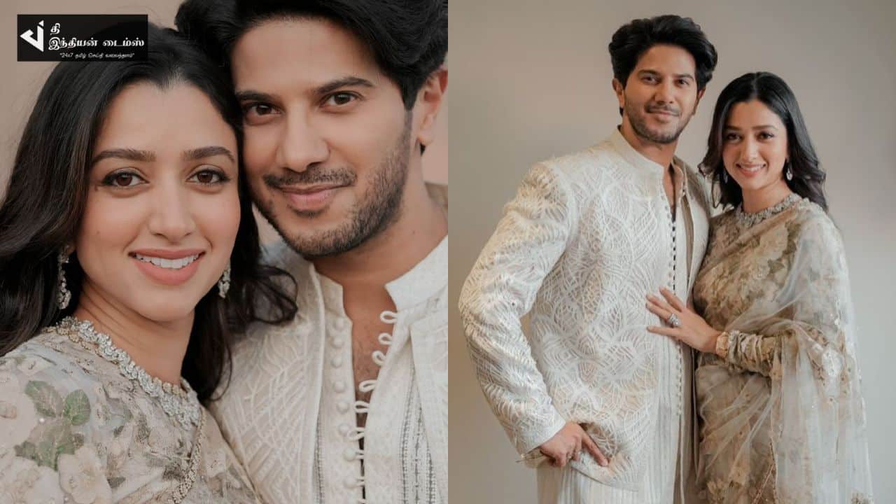 மனைவியுடன் லக்கி பாஸ்கர் துல்கர் சல்மான் கியூட்டான புகைப்படங்கள்