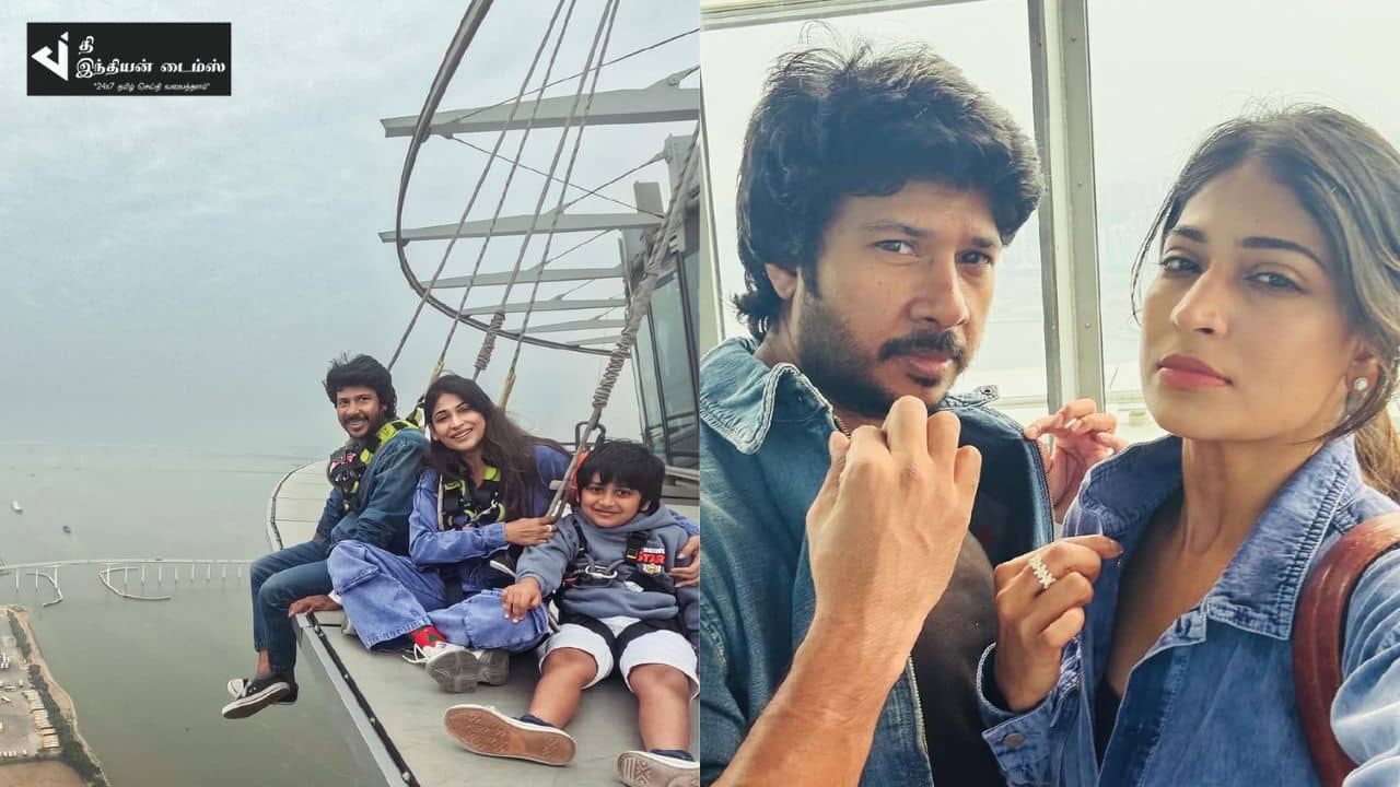 குடும்பத்துடன் கிறிஸ்துமஸ் விடுமுறையை வெளிநாட்டில் கொண்டாடும் சென்னை 28 பட நாயகி விஜயலக்ஷ்மி