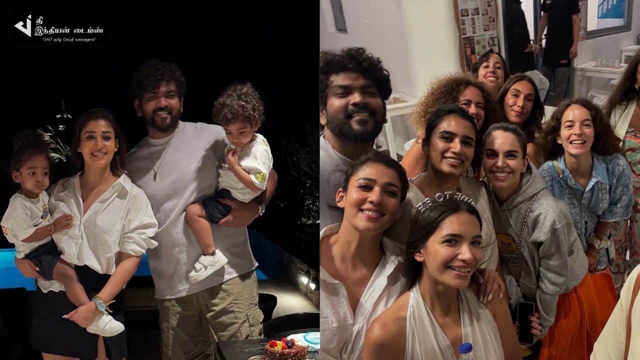 நடிகை நயன்தாரா பாரிஸ் நாட்டில் கிறிஸ்துமஸ் விடுமுறை கொண்டாட்டம்