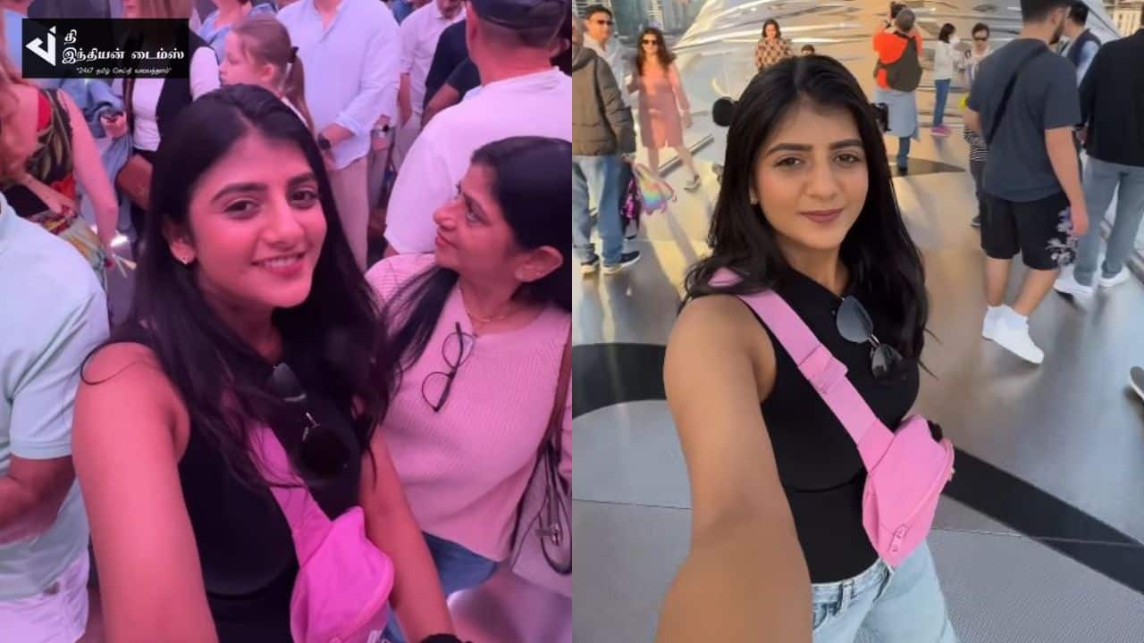 அம்மா உடன் துபாய் மியூசியமை சுற்றிப்பார்த்து சீரியல் நடிகை கேபிரியல்