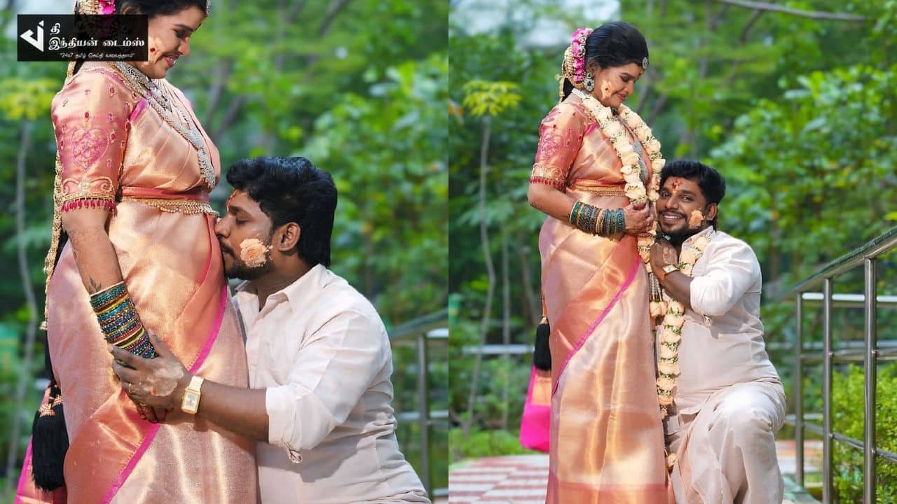 தந்தையாக போவதை அறிவித்தார் விஜய் டிவி நாஞ்சில் விஜயன்