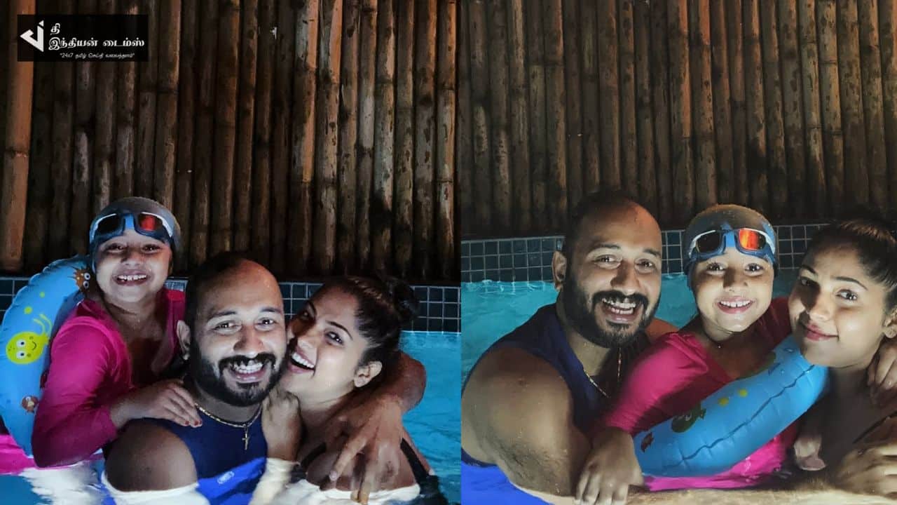 தாமிரபரணி பட நாயகி பானு குடும்பத்துடன் WeekEnd கொண்டாட்டம்