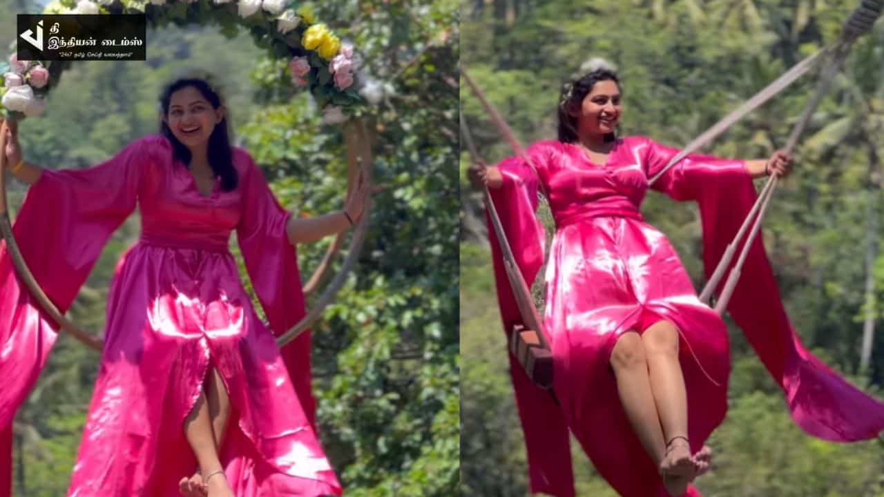 BALI நாட்டில் போட்டோஷூட்டில் கலக்கும் சீரியல் நடிகை நக்ஷத்ரா நாகேஷ்