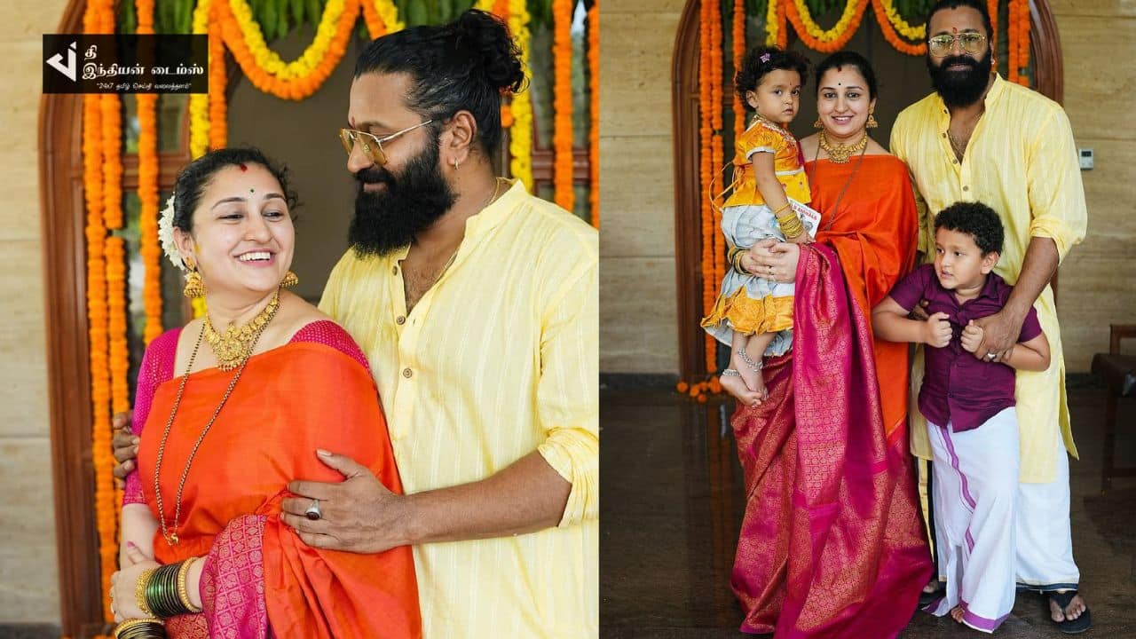 காந்தாரா பட நாயகன் ரிஷப் ஷெட்டியின் குடும்ப புகைப்படங்கள்