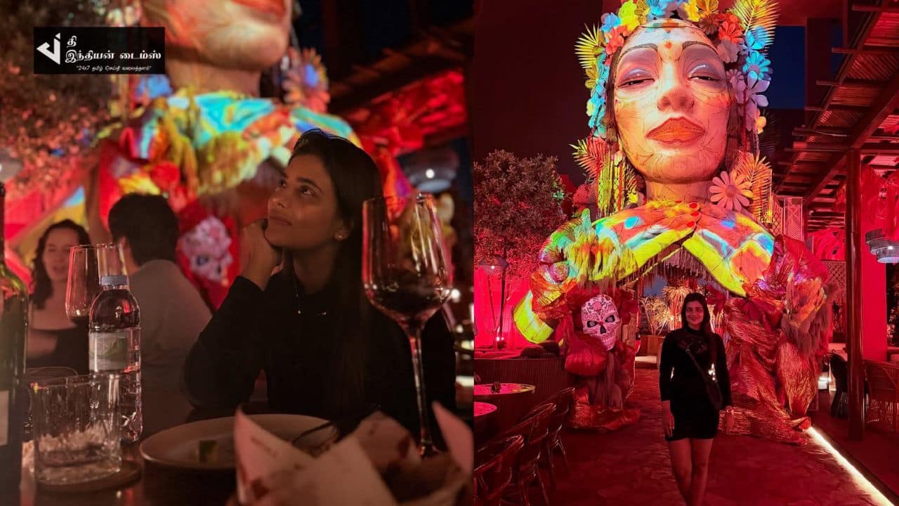 நடிகை ஐஸ்வர்யா ராஜேஷ் விடுமுறை கொண்டாட்டம்