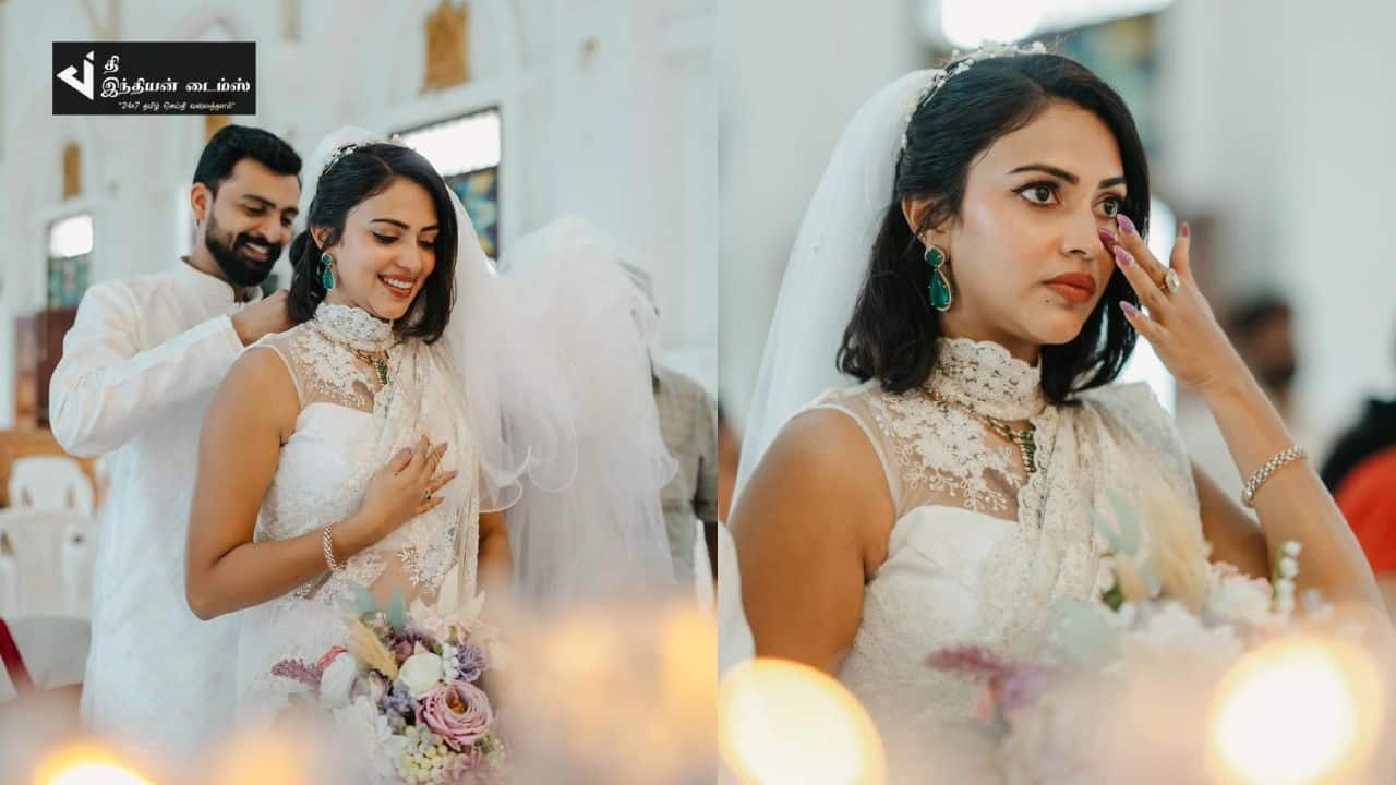 பலரும் பார்த்திராத நடிகை அமலாபால் திருமண புகைப்படங்கள்