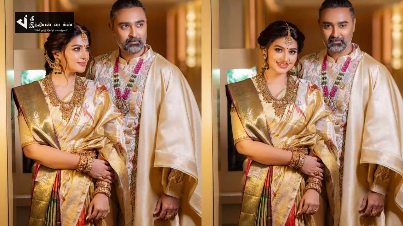 கணவர் பிரசன்னா உடன் மாடலிங்கில் அசத்தும் நடிகை சினேகா