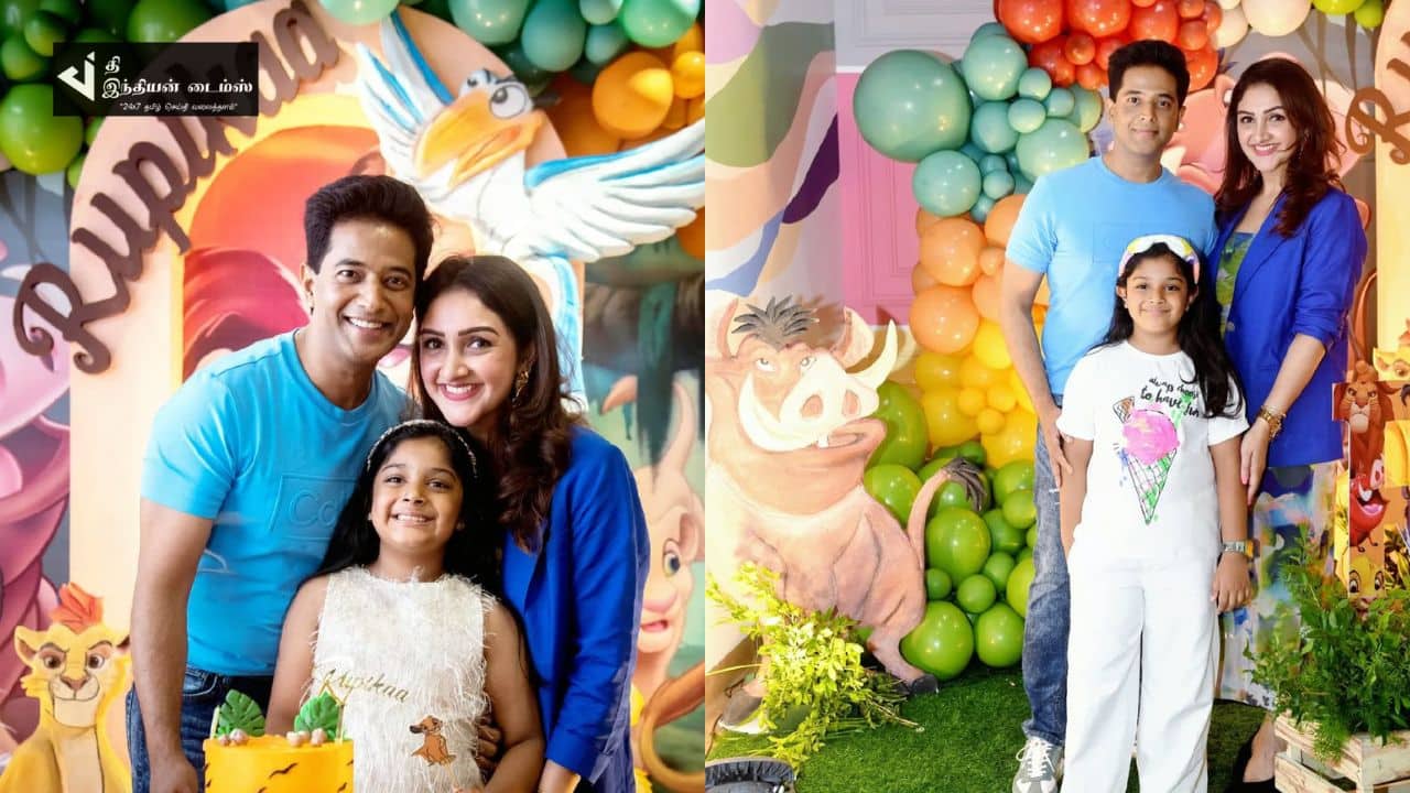 பேத்தியின் பிறந்தநாள் கொண்டாட்டத்தில் கலந்துகொண்ட நடிகர் விஜயகுமார்