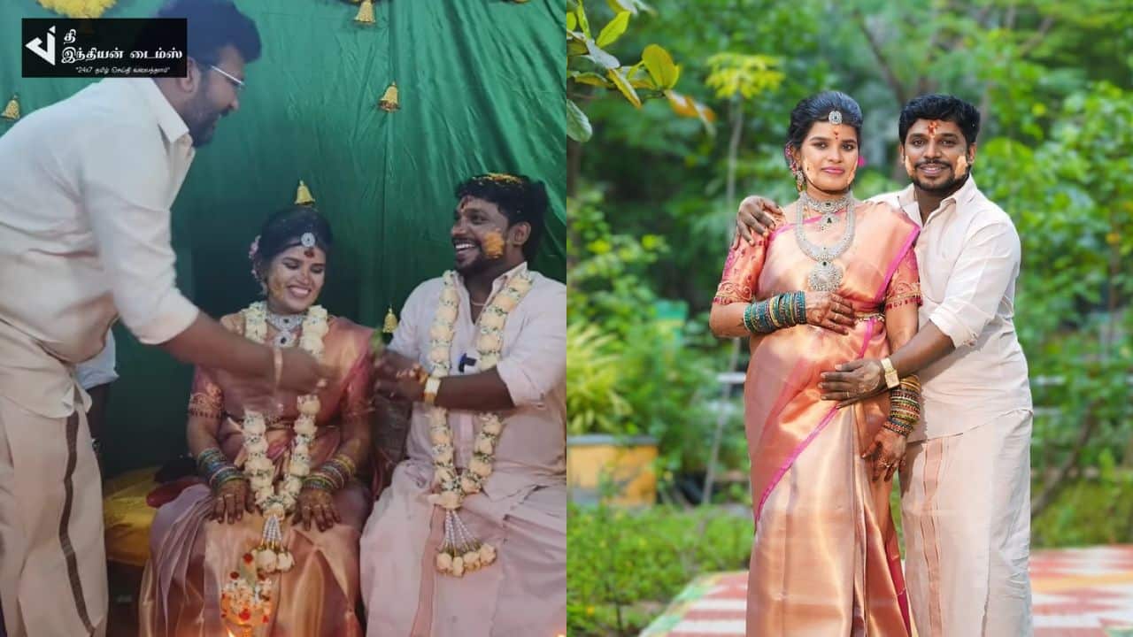 கோலாகலமாக நடைபெற்ற விஜய் டிவி நாஞ்சில் விஜயன் மனைவி வளைகாப்பு