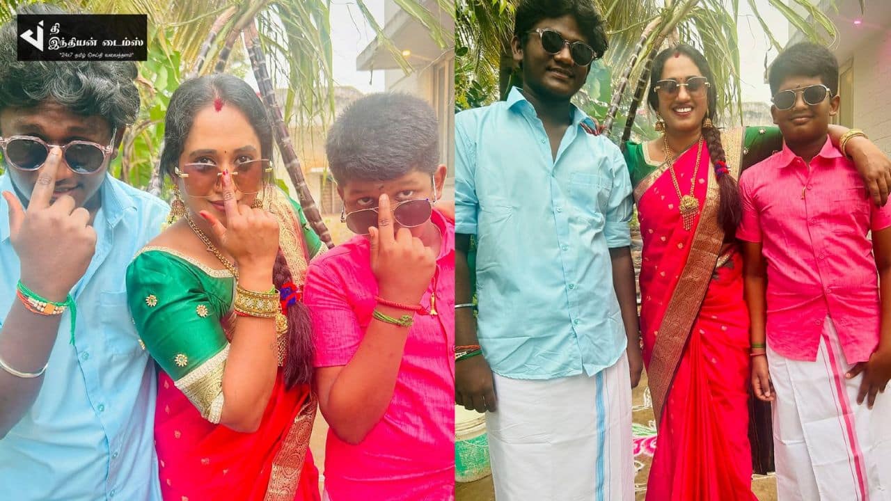 பொங்கல் பண்டிகையை கொண்டாடிய பிக் பாஸ் தாமரை செல்வி