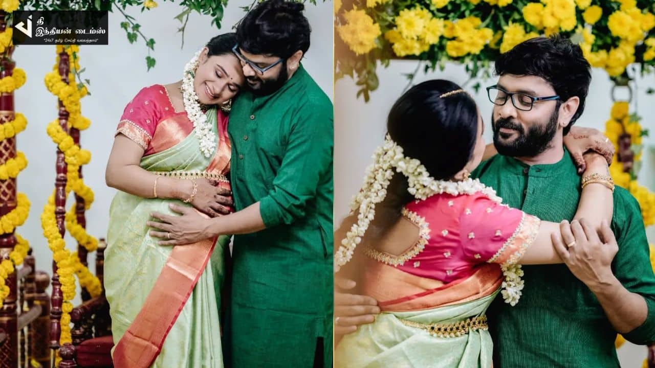 கன்னிகா சினேகன் நிறைமாத வளைகாப்பு புகைப்படங்கள்