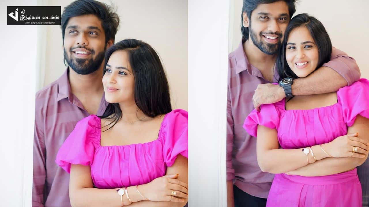 கணவருடன் விஜய் டிவி சீரியல் நடிகை கண்மணி