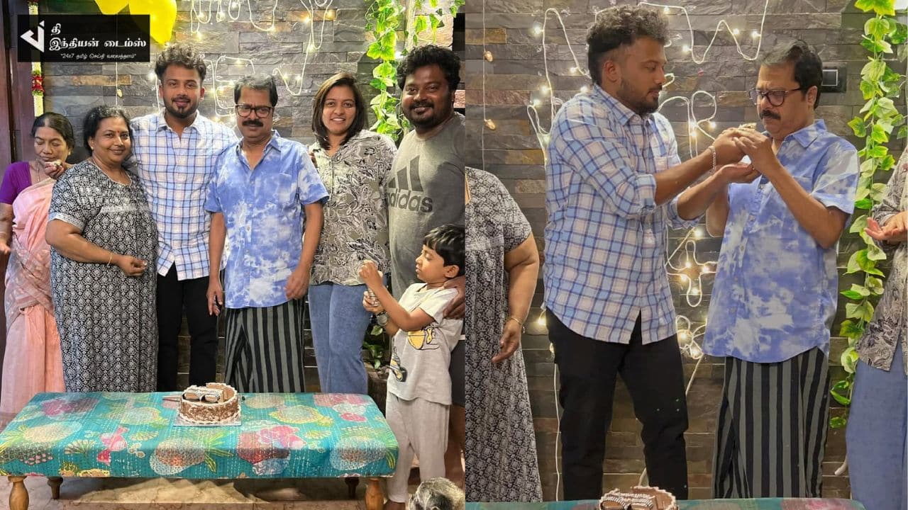 மகனின் பிறந்தநாளை கொண்டாடிய இயக்குனர் பாண்டிராஜன்