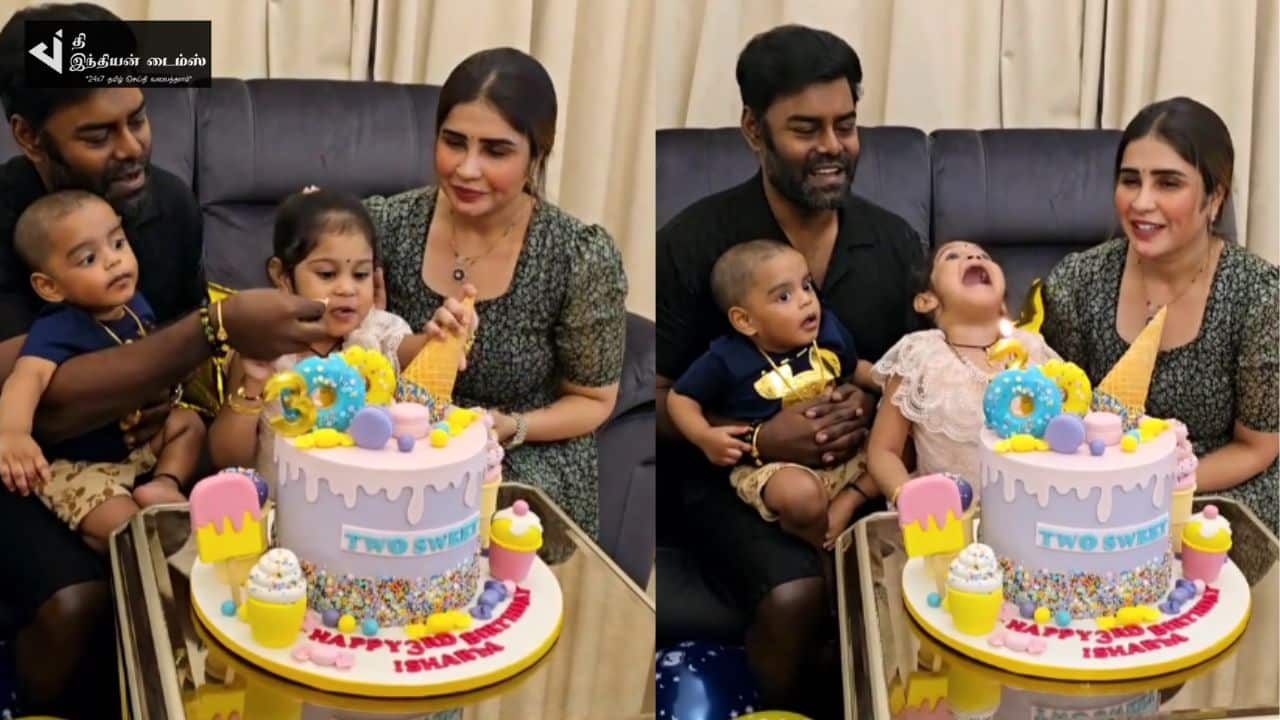 மருது பட வில்லன் RK சுரேஷ் மகளின் பிறந்தநாள் கொண்டாட்டம்