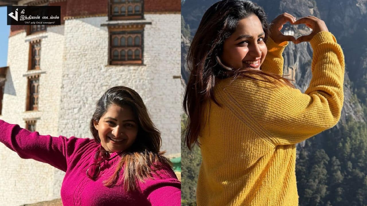 தமிழும் சரஸ்வதியும் சீரியல் நாயகி நக்ஷத்ரா விடுமுறை கொண்டாட்டம்