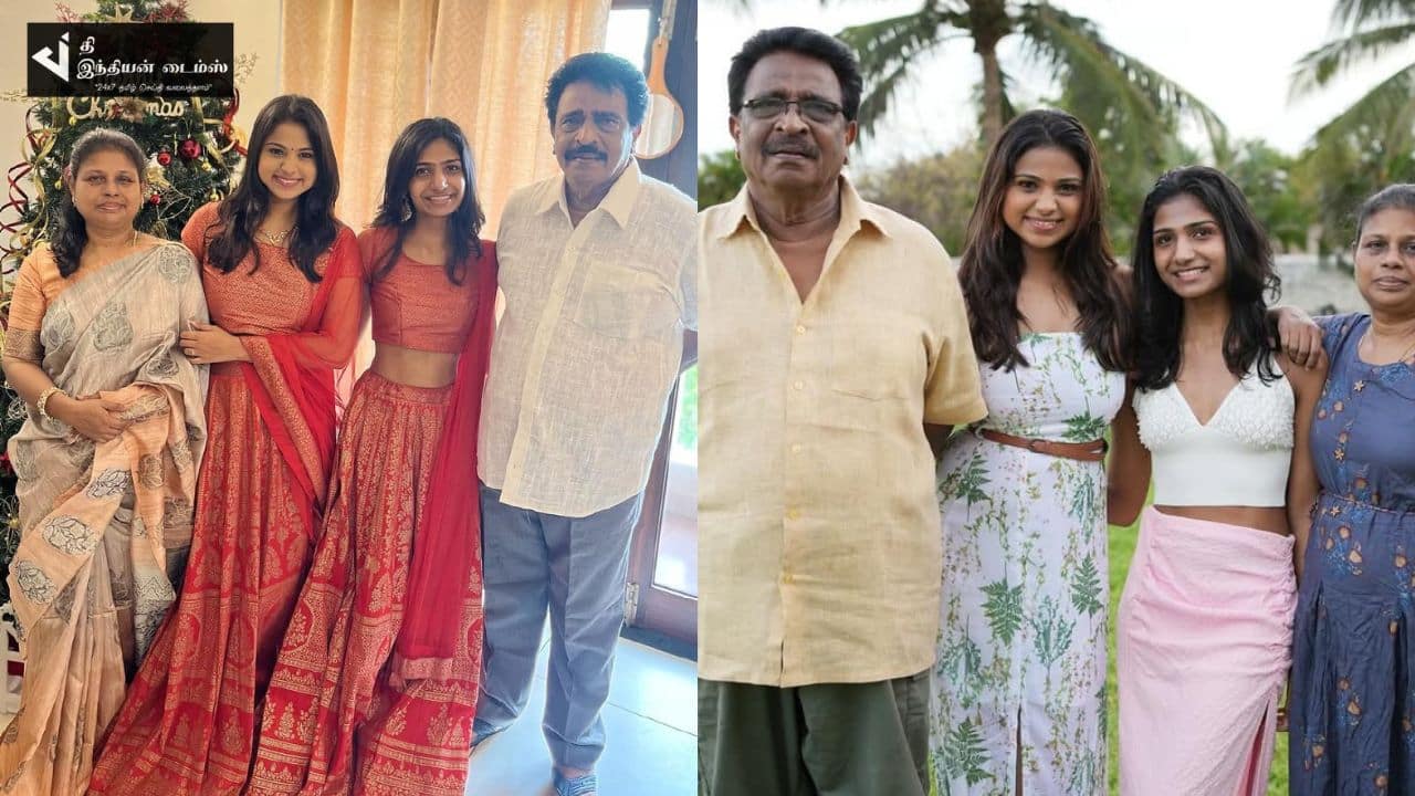 மகள்கள் மற்றும் மனைவி உடன் நடிகர் லிவிங்ஸ்டனின் குடும்ப புகைப்படங்கள்